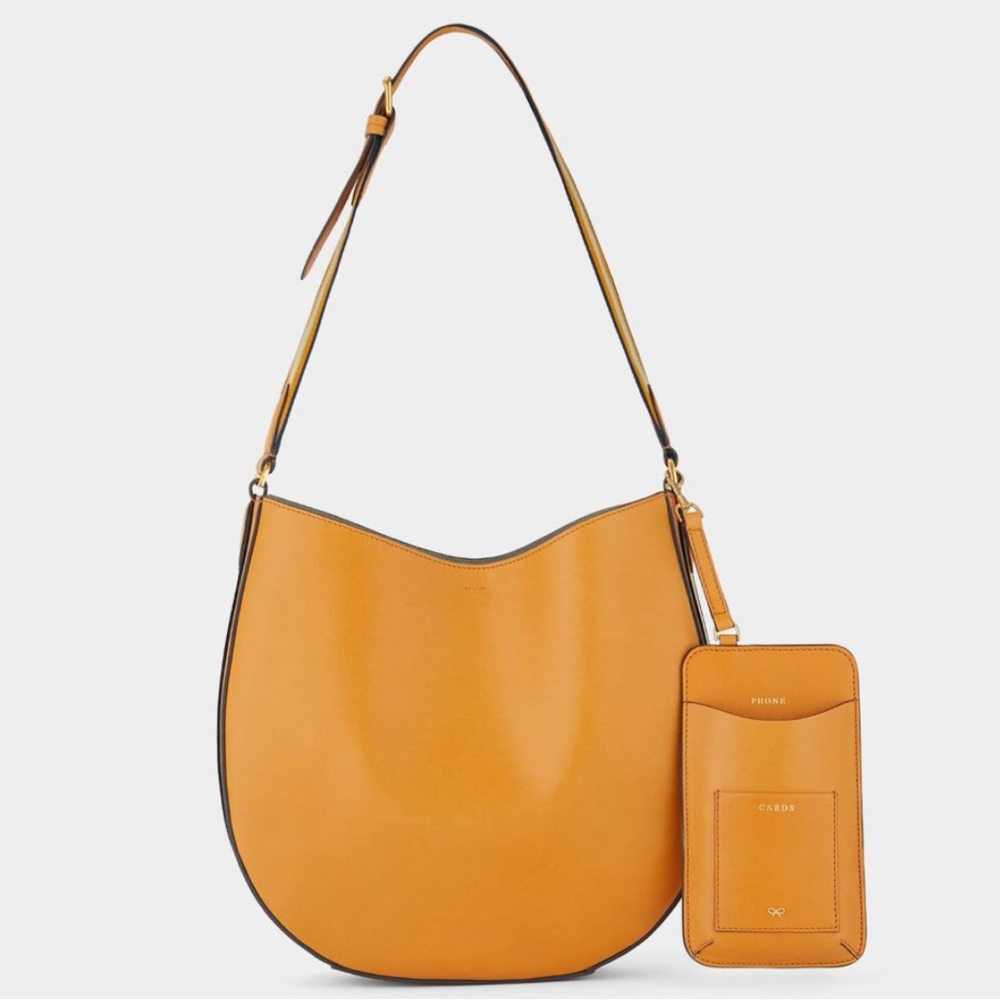 Excellent Anya Hindmarch Nastro small leather Hobo bag
